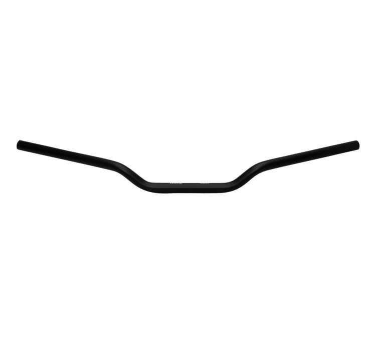 Renthal® 7/8" Road Bars Ultra-Low Bend, 725mm W x 75mm H, 185mm Base, Black - Howling Moto