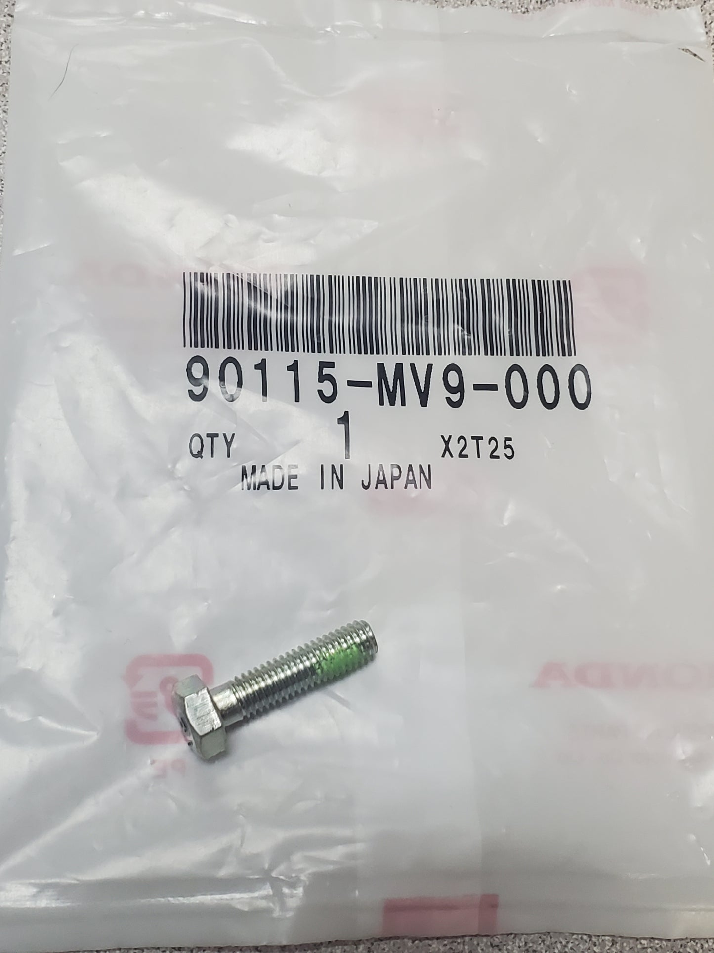 Honda Main Step Rubber Setting Bolt 2014-2024 - Howling Moto