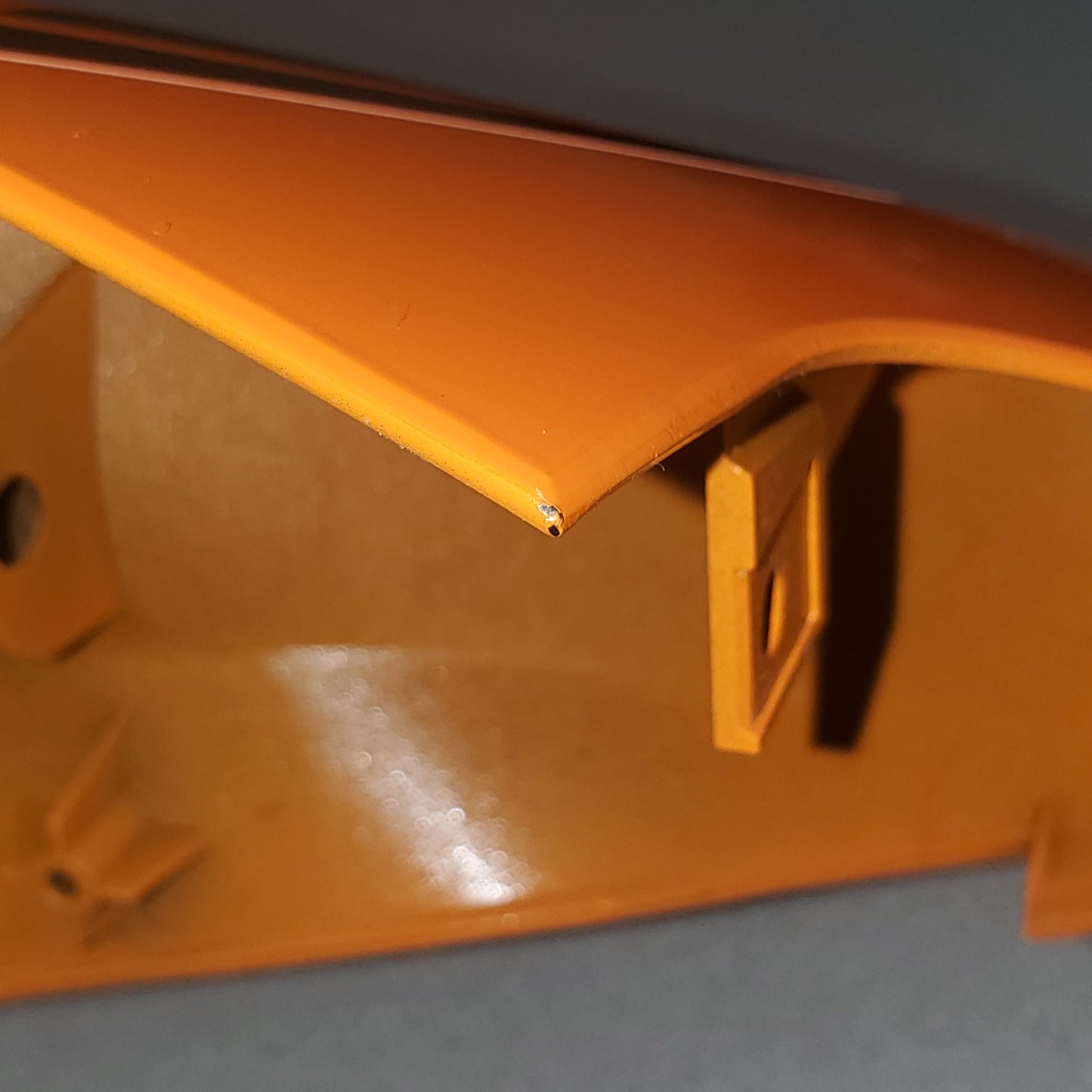 Used - Left Tank Shroud Halloween Orange Honda, SF Grom (2017-2020) - Howling Moto