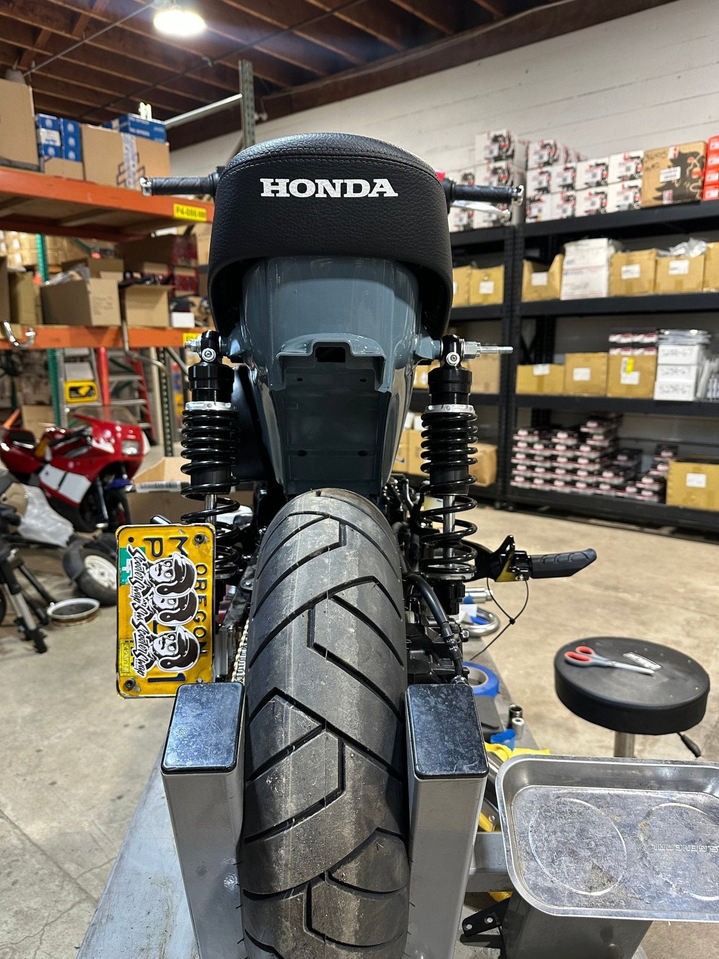 S3 DAX 125 License Plate Side Mount - Howling Moto