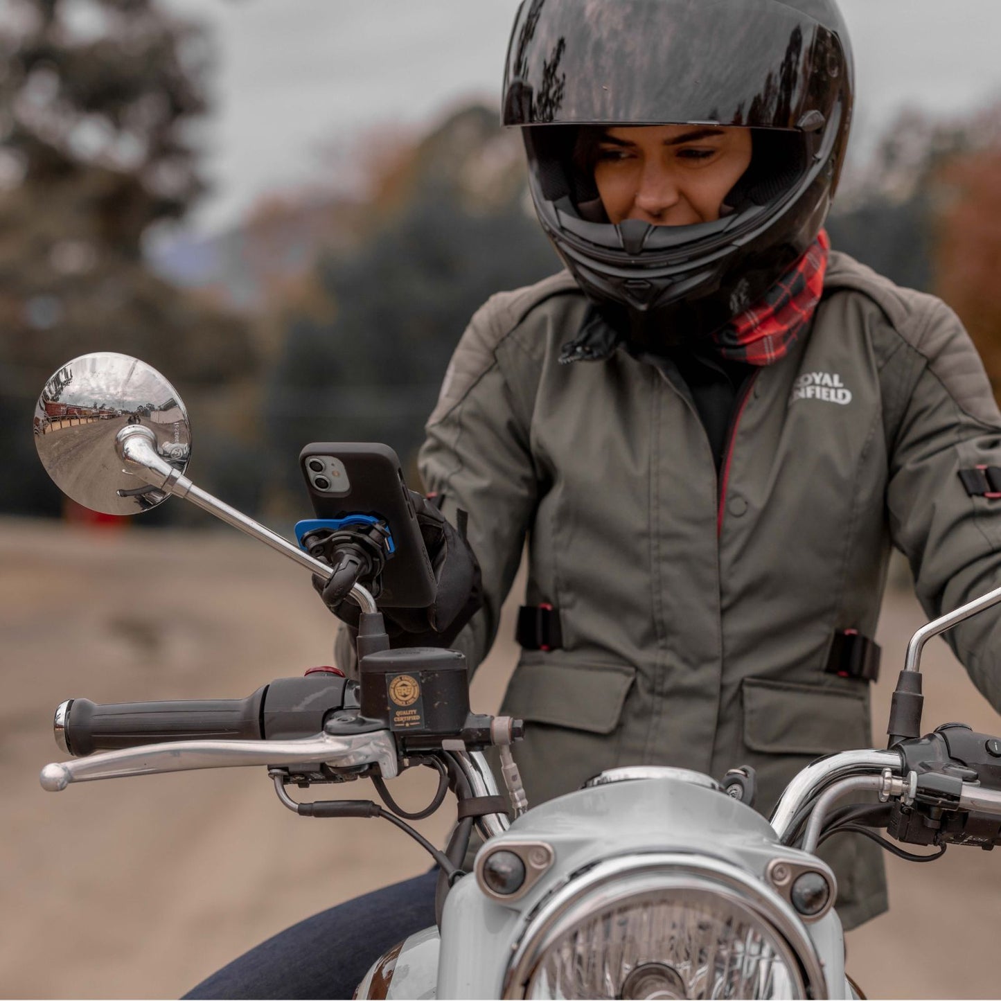 Quad Lock Motorcycle/Scooter Mirror Mount (V2) - Howling Moto