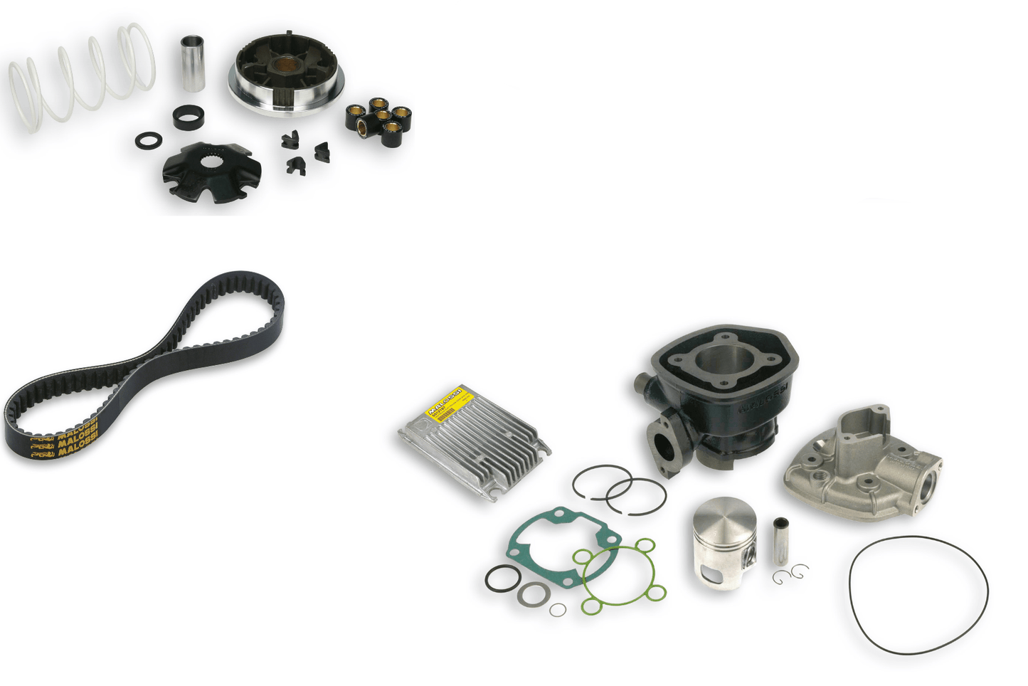 Morini SR50 Malossi engine super tuner package - Howling Moto