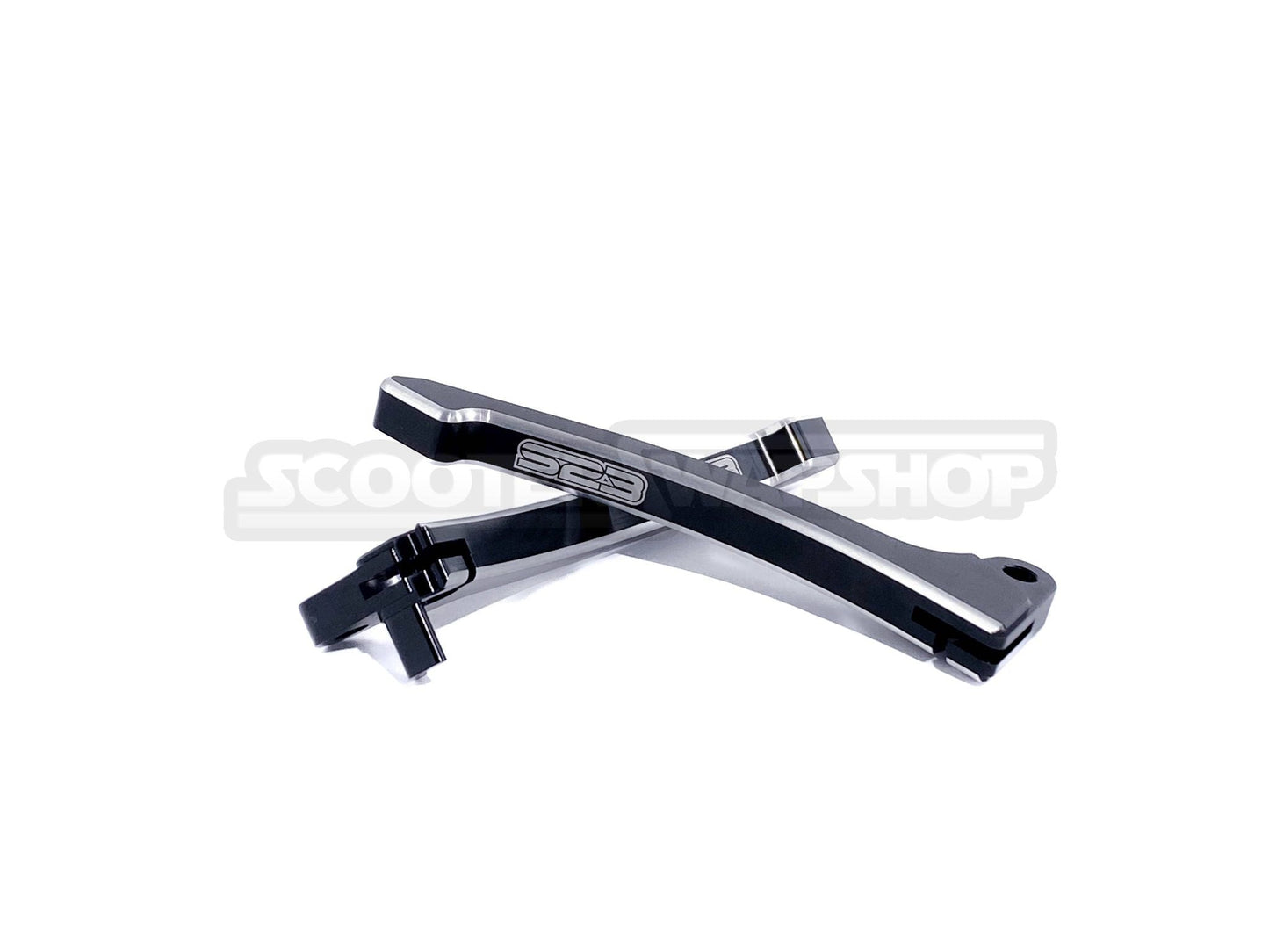 S23 billet anodized honda levers elite spree met aero CH80 - Howling Moto