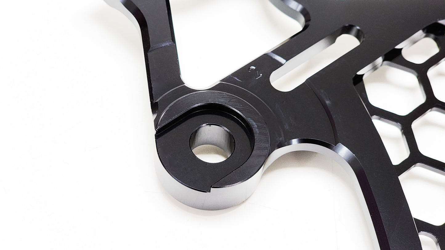 Warp 9 Talaria Disk Guard Black - Howling Moto