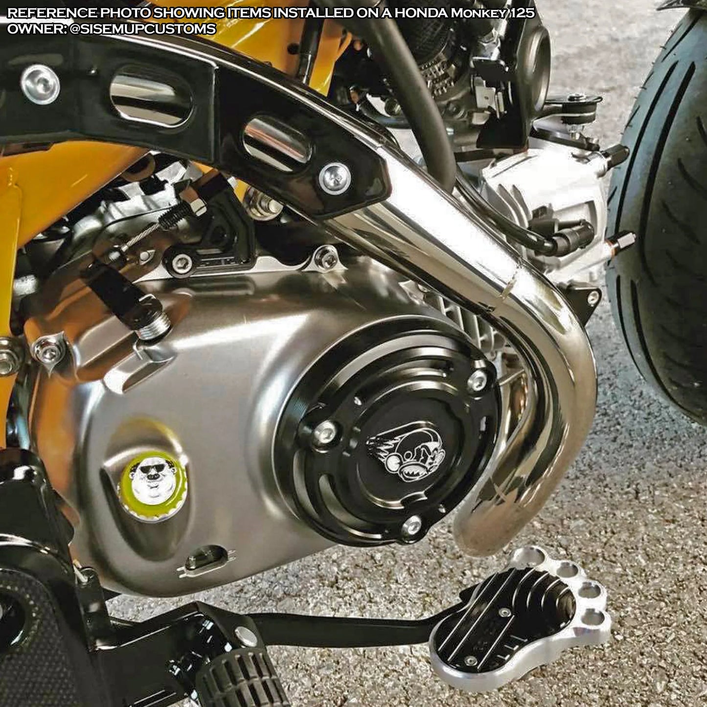 Kitaco Big Foot Rear Brake Pedal Cover - Honda Grom Monkey 125 - Howling Moto