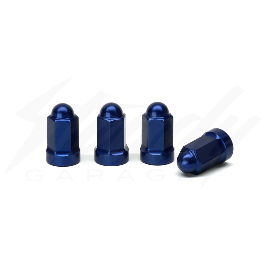 Chimera Engineering 8mm Aluminum Closed End (Acorn) Nuts - Honda Grom Monkey Z125 Zuma 125
