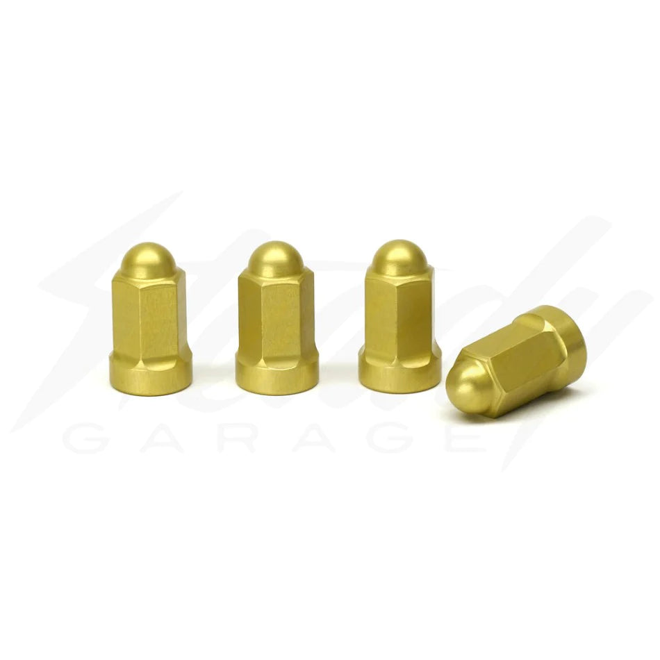 Chimera Engineering 8mm Aluminum Closed End (Acorn) Nuts - Honda Grom Monkey Z125 Zuma 125