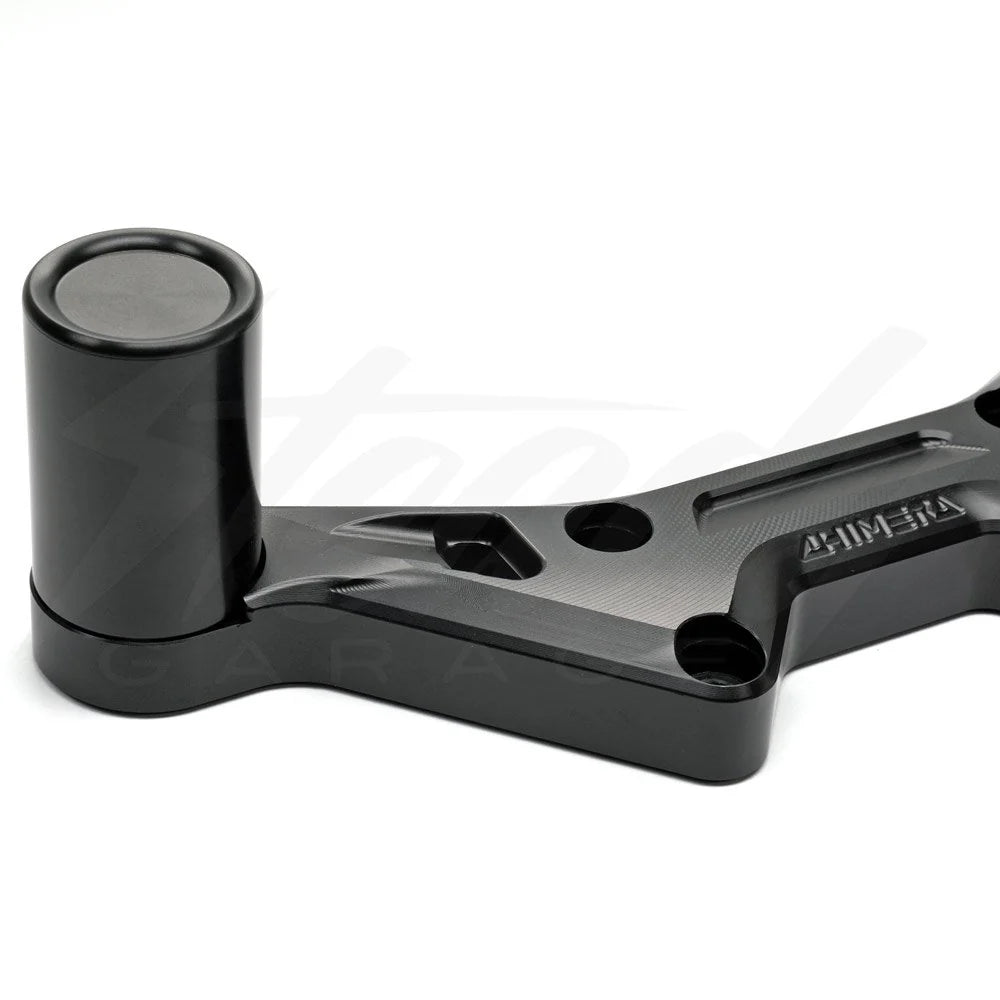 Chimera "FC" Clip On Handle Bar Plate - Honda Grom 125, Monkey 125, Dax 125 (All Years) - Howling Moto