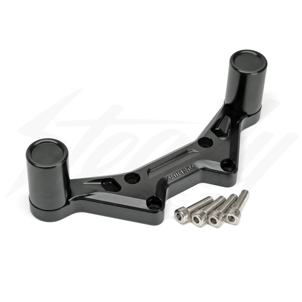 Chimera "FC" Clip On Handle Bar Plate - Honda Grom 125, Monkey 125, Dax 125 (All Years) - Howling Moto
