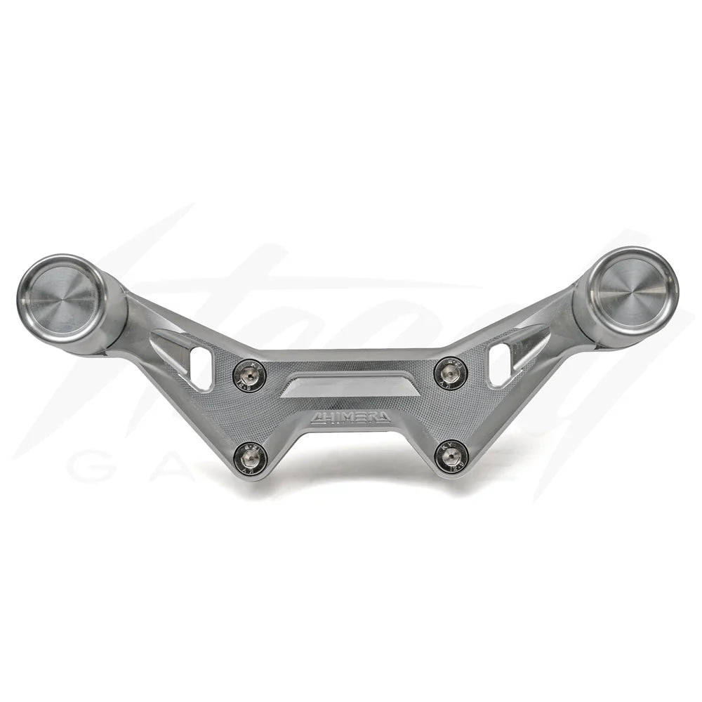 Chimera "FC" Clip On Handle Bar Plate - Honda Grom 125, Monkey 125, Dax 125 (All Years) - Howling Moto