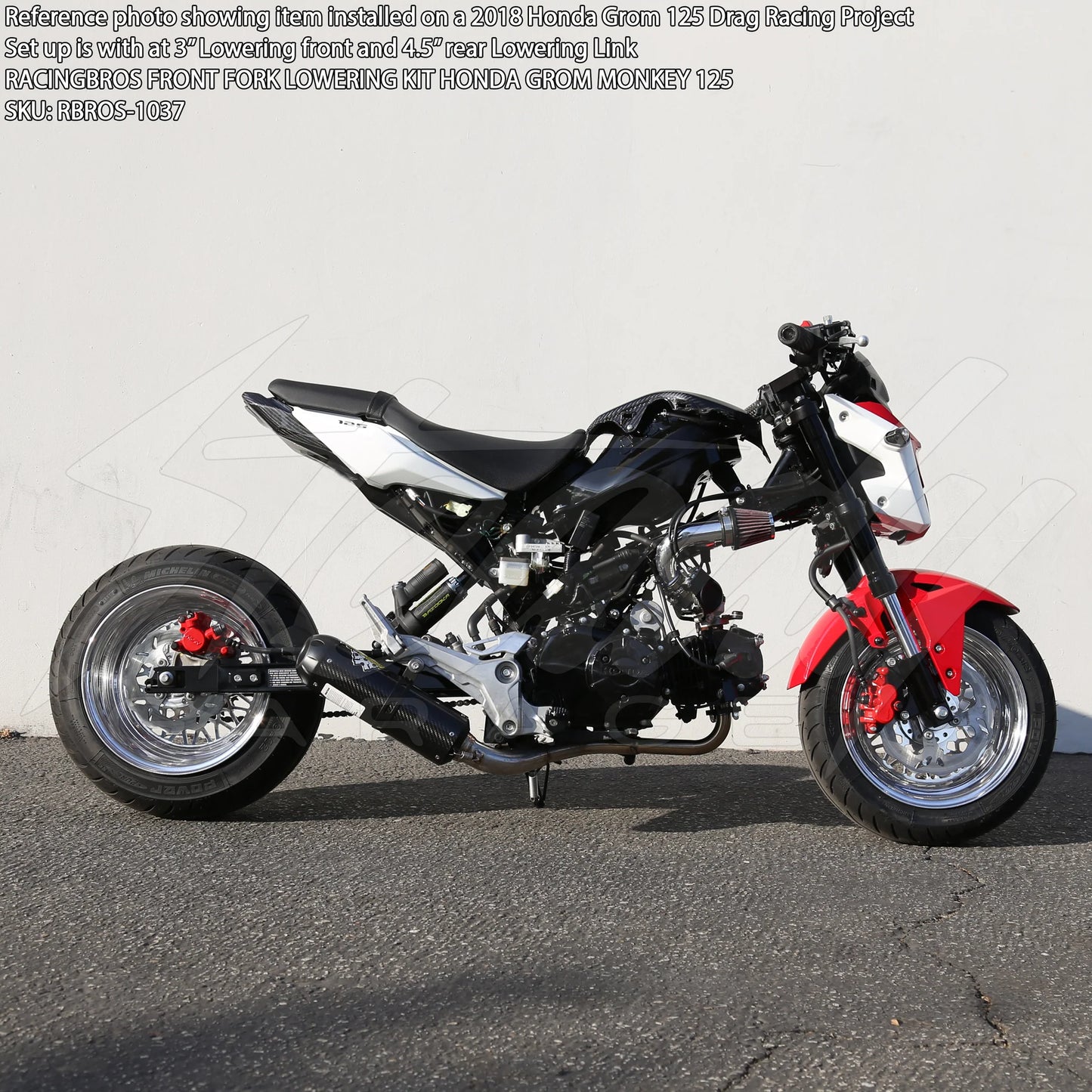 RacingBros Front Fork Lowering Kit Honda Grom 125 - Howling Moto