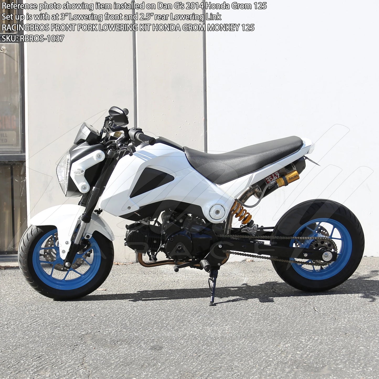 RacingBros Front Fork Lowering Kit Honda Grom 125 - Howling Moto