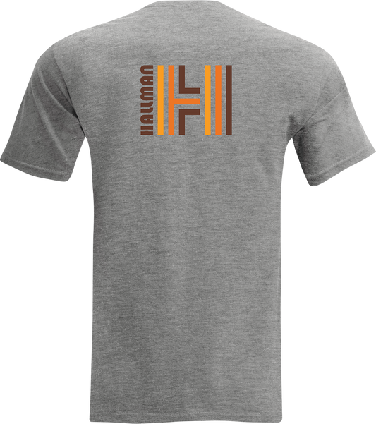 THOR, THOR Hallman Legacy T-Shirt Heather Graphite Medium - 100% Cotton & Polyester Blend