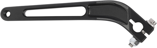 Thrashin Supply Co. Black TSC-2900-1 shifter lever made of heavy-duty 6061 T6 aluminum for smooth gear shifting.