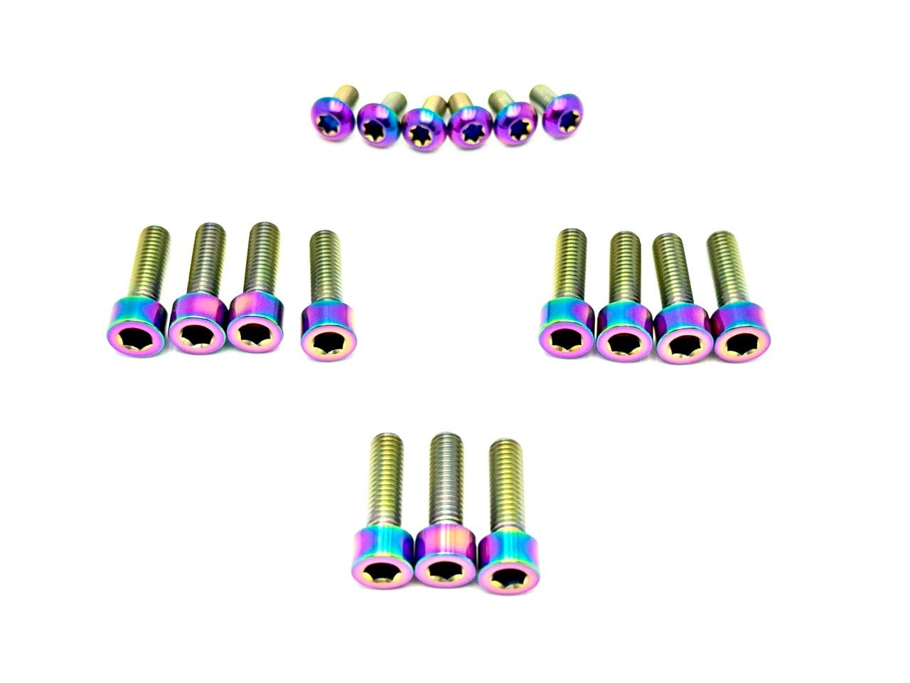 Titanium EXT Ferro Fork 11/17 Piece Bolt Kits - Howling Moto