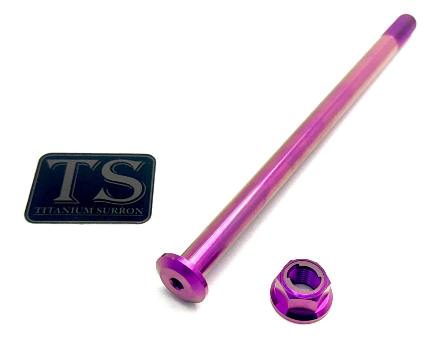 Titanium Rear Axle and Nut - Talaria - Howling Moto