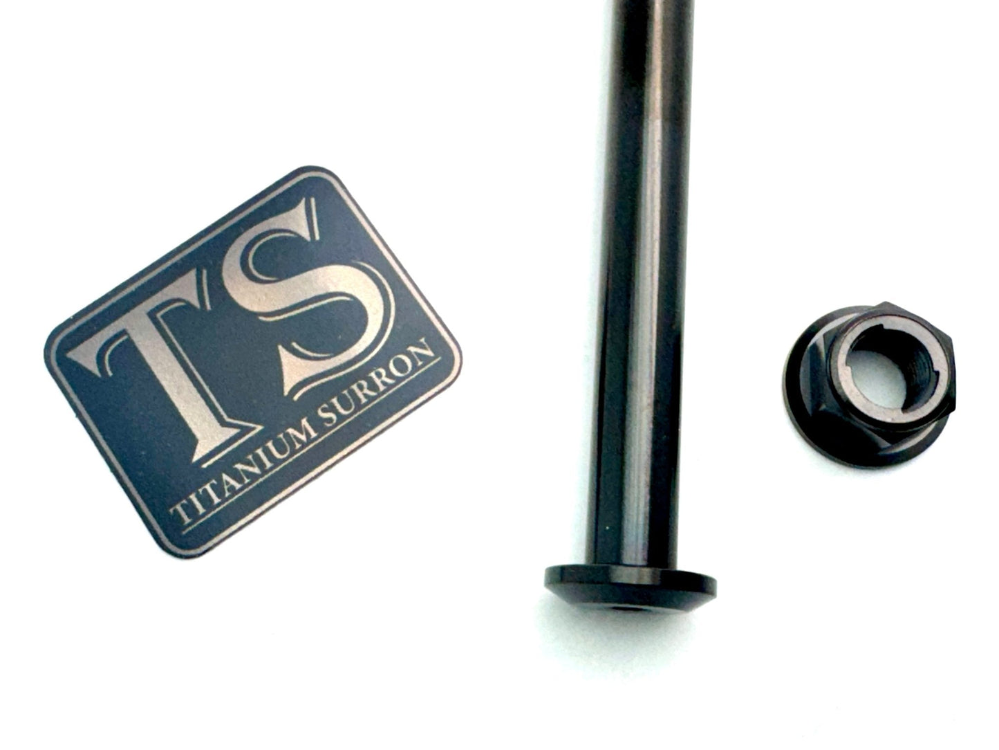 Titanium Rear Axle and Nut - Talaria - Howling Moto