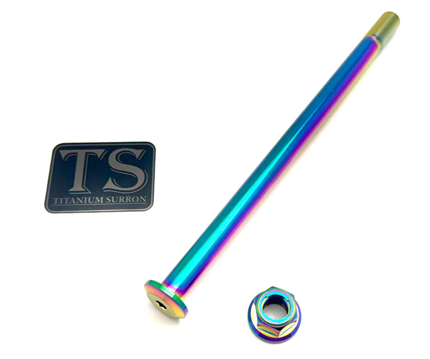 Titanium Rear Axle and Nut - Talaria - Howling Moto