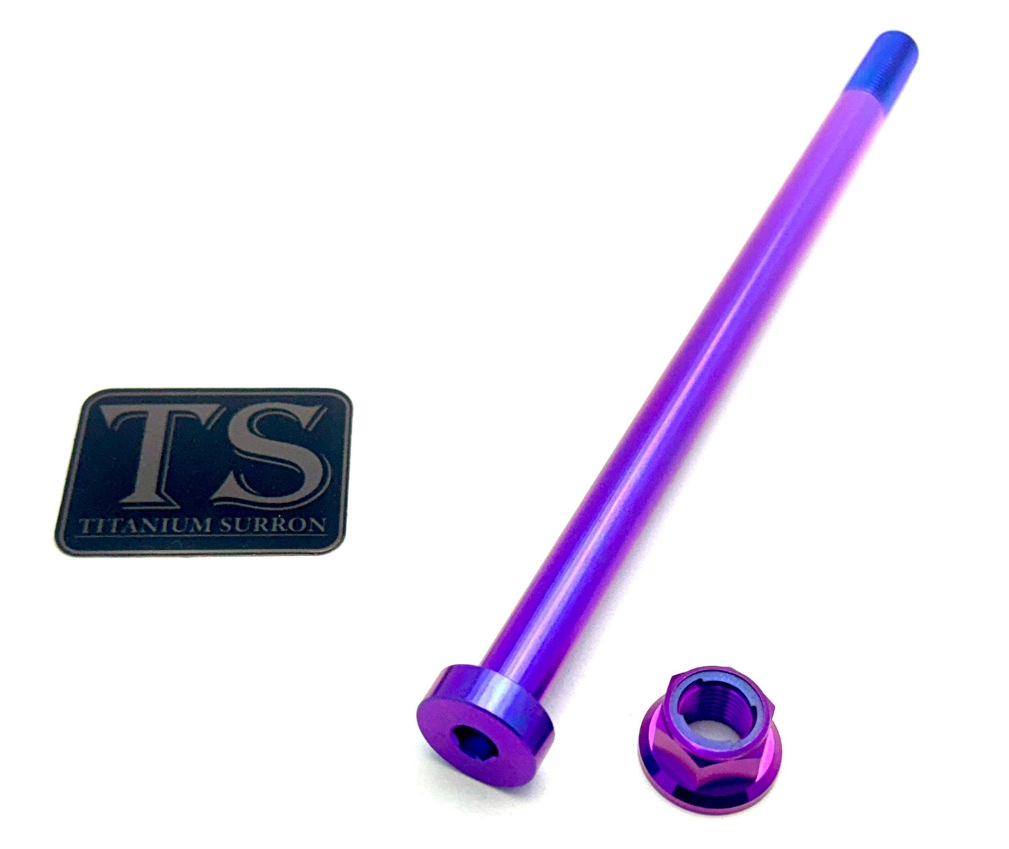 Titanium Rear Axle and Nut - Talaria - Howling Moto
