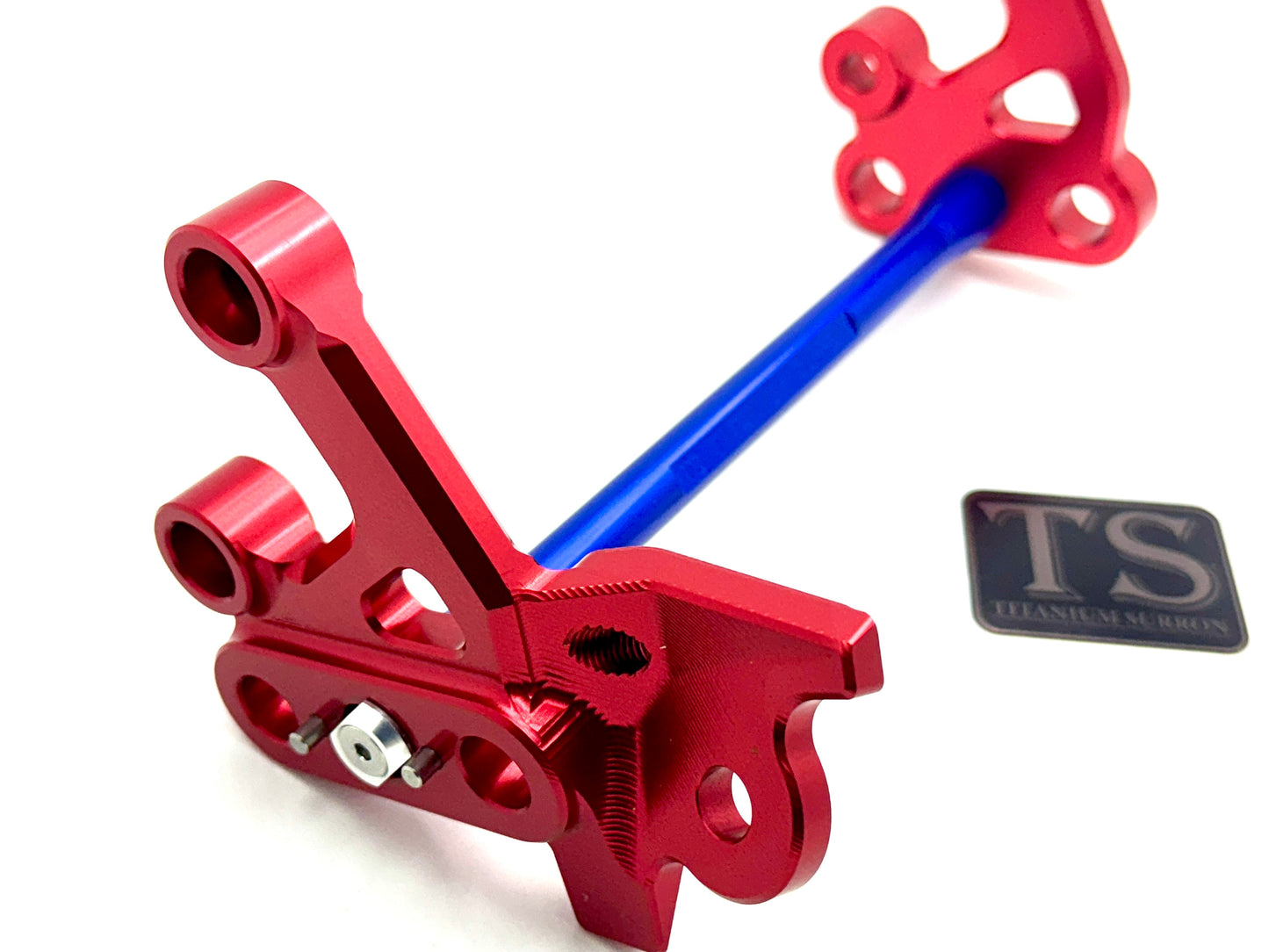 Custom CNC Aluminum Footpeg Bracket Assembly E-Ride Pro - Howling Moto