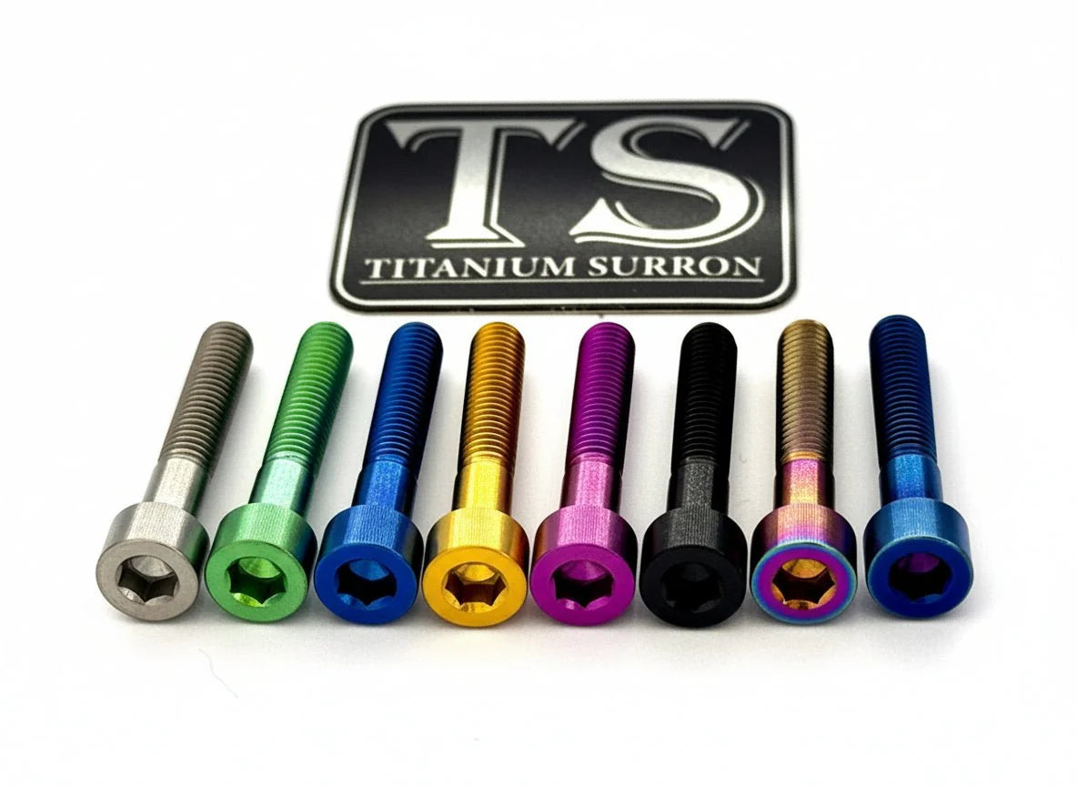 Titanium Hardware (Individual M6 Bolts) - Howling Moto