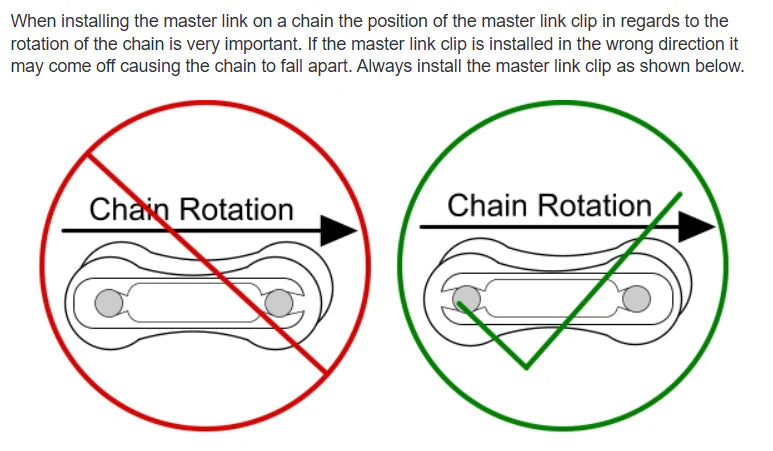 Electro & Co #35 Thicc Chain Replacement Master Link