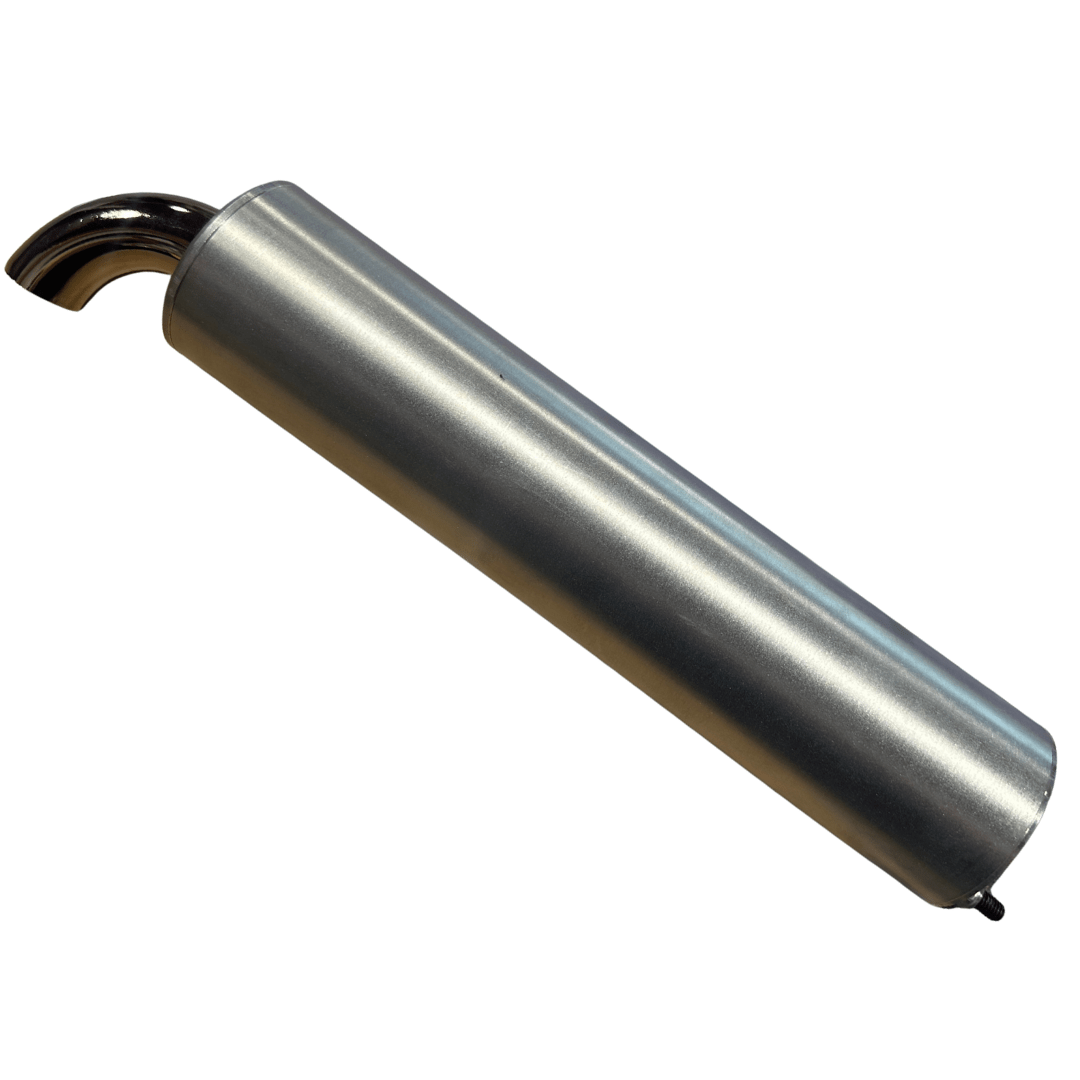 Yasuni Replacement Silencer Silver - OPEN BOX - Howling Moto