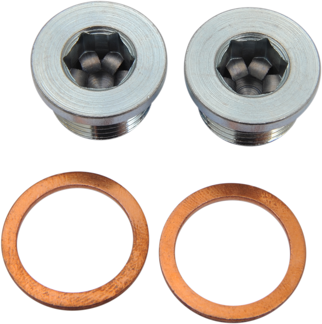 Vance & Hines O2 Sensor Port Plug Kit 18 mm, motorcycle exhaust sensor plug for Vance & Hines exhaust systems