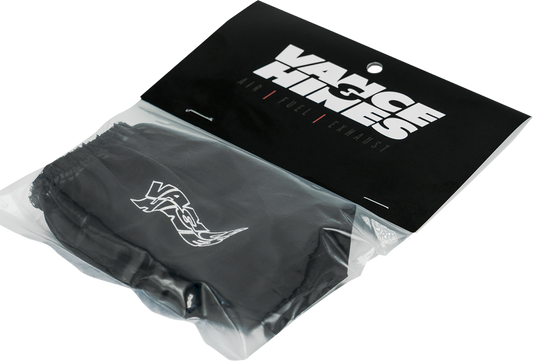 VANCE & HINES VO2 Rain Sock for Falcon and 90° Air Intake, part #22930, showing the black protective cover and branding details.