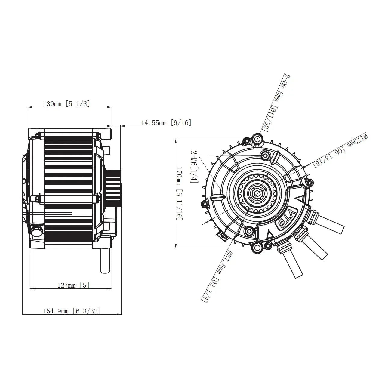 Ventus VTB Ryuga 52kW Motor