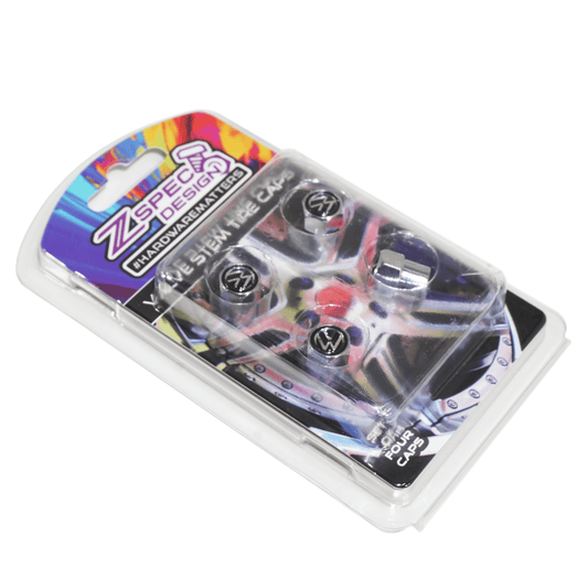 Chrome Valve Stem Tire Caps, Style: VW - Howling Moto