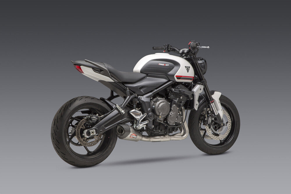 YOSHIMURA AT2 RACE EXHAUST SYSTEM TRIUMPH TRIDENT 660 | Howling Moto