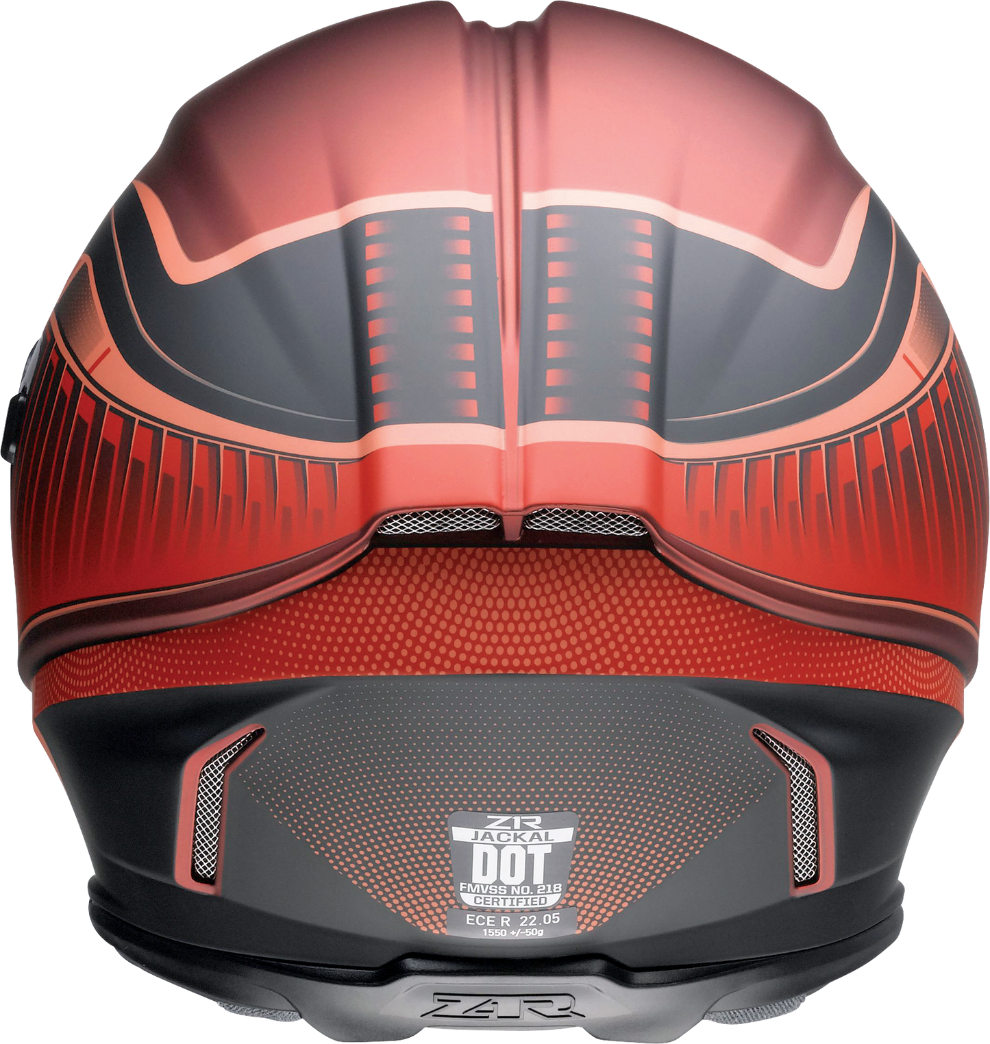 Z1R Jackal Helmet in Dark Matter Red, XL, with injection-molded polycarbonate shell and drop-down sun visor.