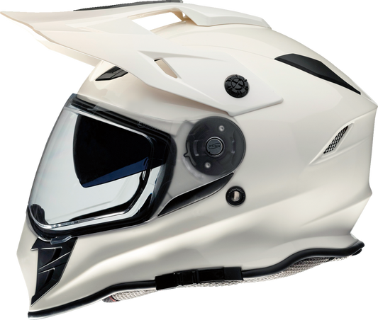 Z1R Range 2.0 helmet in solid white, XS size, featuring a sleek, protective motorcycle helmet design.