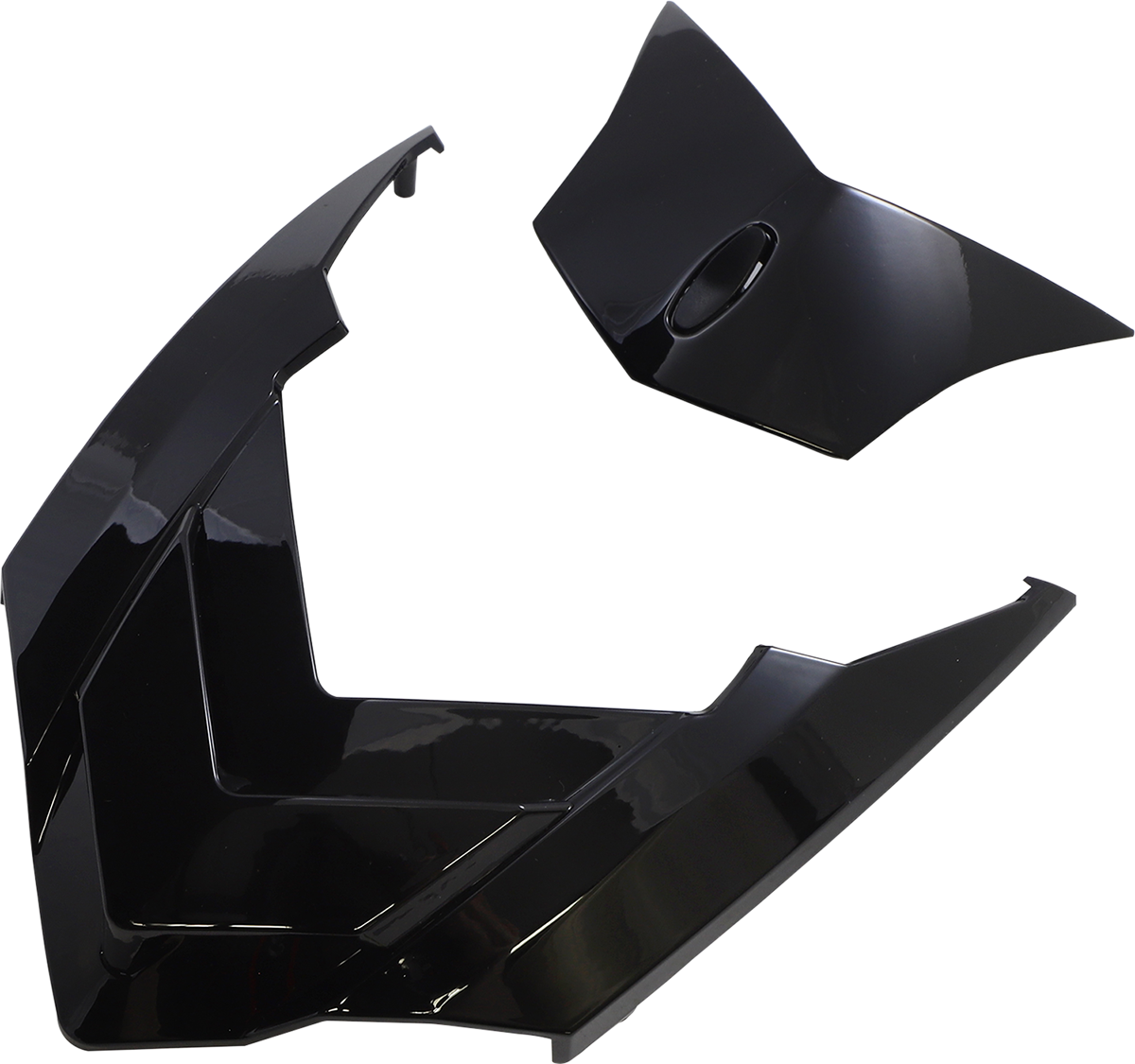 Black Z1R Warrant Top Vent for Z1R helmets, part number 0133-1313, showing the vent component with mounting details.