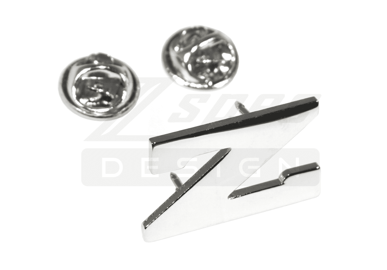 ZSPEC Nissan Z31 300zx Z-Style Lapel / Hat Pin, Chrome - Howling Moto