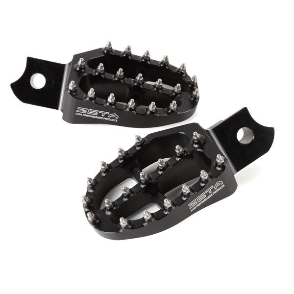 Zeta Aluminum Footpegs for Honda CRF Models - Howling Moto