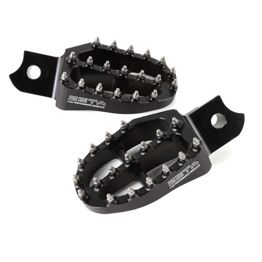 Zeta Aluminum Footpegs for Honda CRF Models - Howling Moto