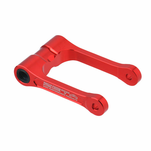 ZETA, ZETA Lowering Link Hon Red for KTM, Husqvarna, and GASGAS – Part Number ZE56-05152