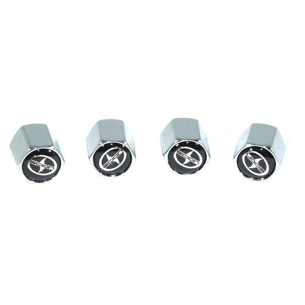 Chrome Valve Stem Tire Caps, Style: SCION - Howling Moto