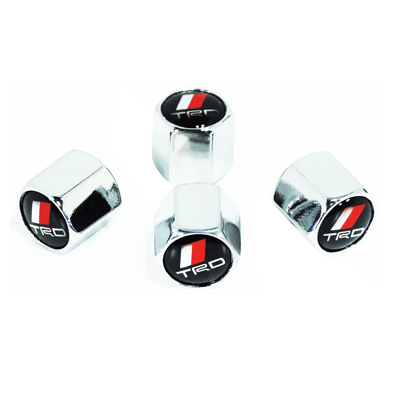 Chrome Valve Stem Tire Caps, Style: TRD - Howling Moto
