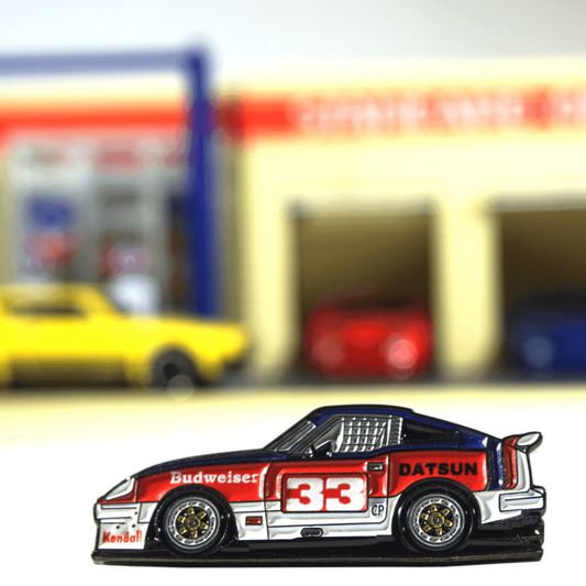 ZSPEC BSR-Racing Datsun #33 Tribute Lapel / Hat Pin - Howling Moto