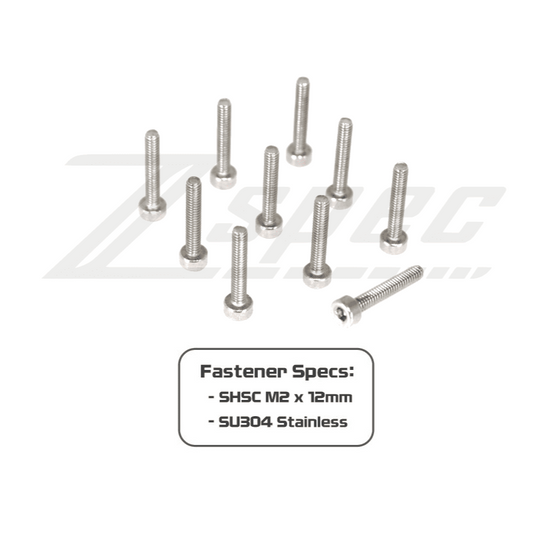 ZSPEC M2-0.4x12mm Fastener, SHSC, Stainless SUS304, 10-Pack - Howling Moto