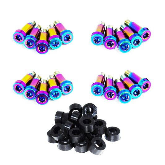 ZSPEC Shoulder-Bolt Timing Covers Fastener Kit for '84-89 Nissan 300zx Z31, Titanium - Howling Moto