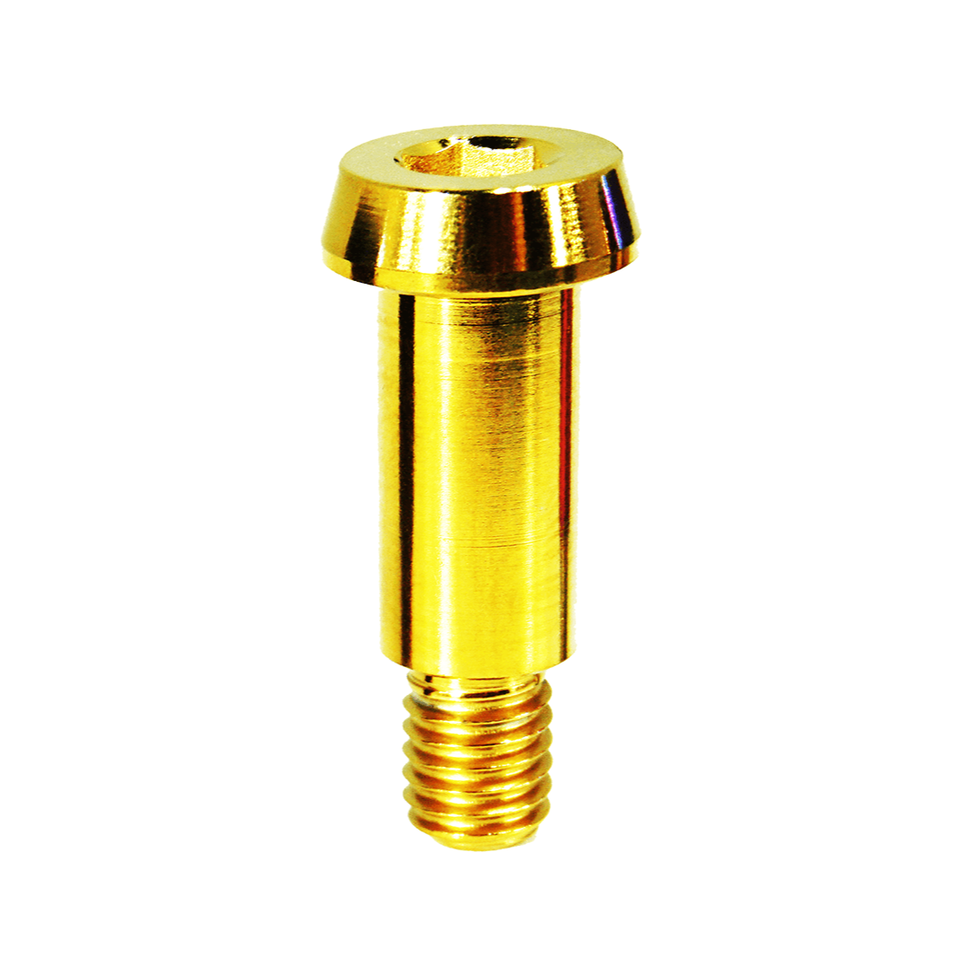 ZSPEC M6-1.0x24mm Shoulder Bolt, 15.7mm Shoulder/Shank Length, Grade-5 Titanium - Howling Moto