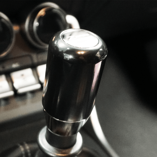ZSPEC Shift Knob, M8-1.25, Delrin & Stainless, 4-Speed Shift Pattern Coin - Howling Moto