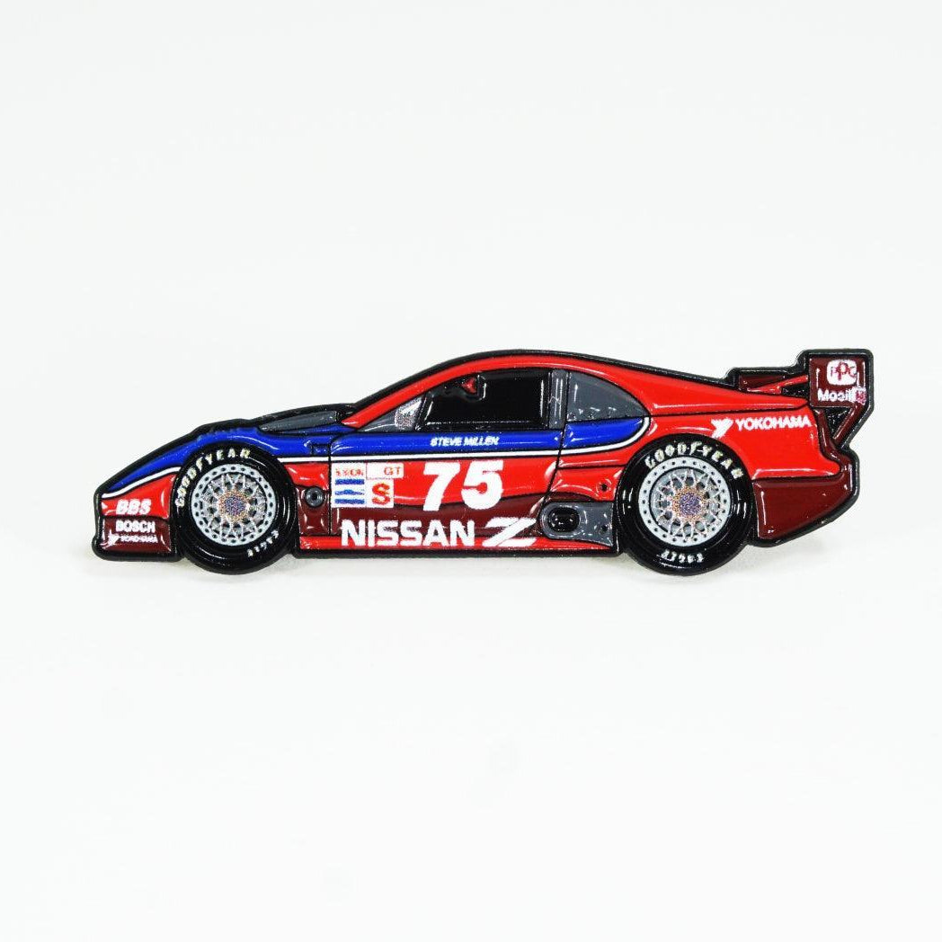 IMSA #75 Nissan Z (300zx Z32) Race Car - Collector Lapel/Hat Pin - Howling Moto