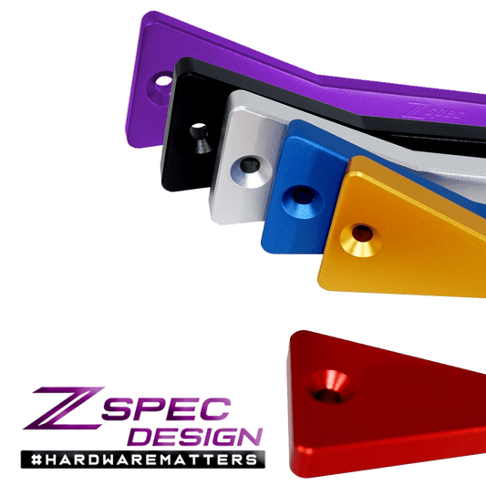 ZSPEC Battery Hold Down/Bracket for '03-09 Nissan 350z Z33, Billet w/ Stainless Hardware - Howling Moto