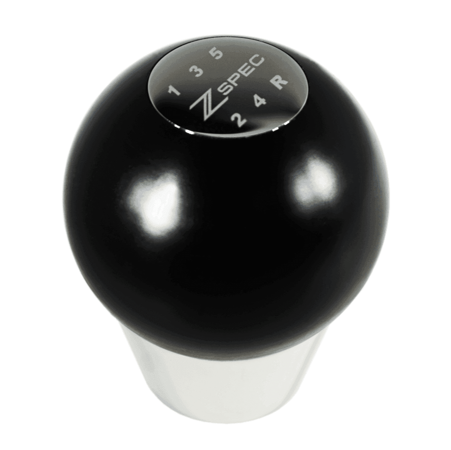 ZSPEC Shift Knob, M8-1.25, Delrin & Stainless, 5-Speed Shift Pattern Coin - Howling Moto