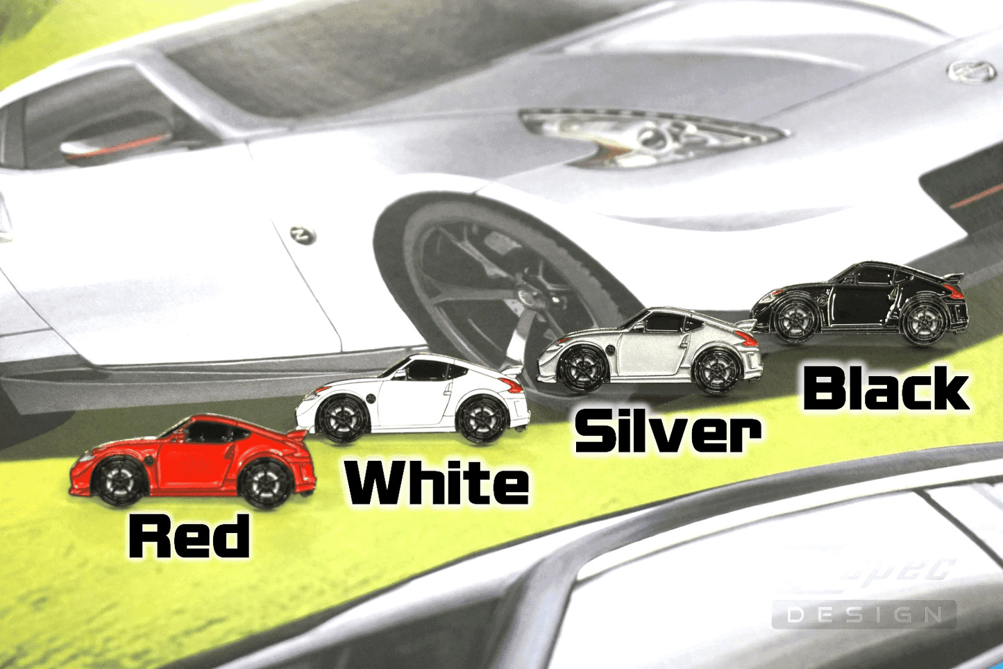 ZSPEC Nissan 370z / Z34 Nismo V1 - Edition Lapel / Hat Pin - Howling Moto